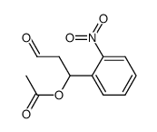 3-acetoxy-3-(2-nitrophenyl)propanal结构式