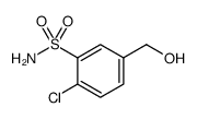 2-chloro-5-(hydroxymethyl)Benzenesulfonamide structure