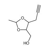 1,3-Dioxolane-4-methanol,2-methyl-5-(2-propynyl)- (7CI)结构式