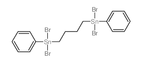 dibromo-[4-(dibromo-phenyl-stannyl)butyl]-phenyl-stannane structure