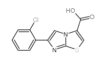 6-(2-chloro-phenyl)-imidazo[2,1-b]thiazole-3-carboxylic acid结构式