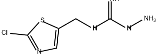 Hydrazinecarboximidamide, N-[(2-chloro-5-thiazolyl)methyl]-结构式