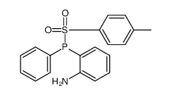 2-[(4-methylphenyl)sulfonyl-phenylphosphanyl]aniline结构式