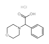 吗啉-4-苯乙酸盐酸盐结构式