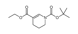 1,3(4H)-Pyridinedicarboxylic acid, 5,6-dihydro-, 1-(1,1-dimethylethyl) 3-ethyl ester Structure