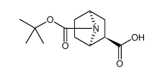 7-Azabicyclo[2.2.1]heptane-2,7-dicarboxylic acid, 7-(1,1-dimethylethyl) ester, (1R,2R,4S) Structure