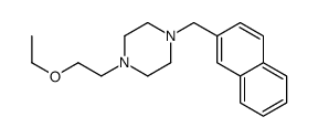 1-(2-ethoxyethyl)-4-(naphthalen-2-ylmethyl)piperazine结构式