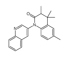3,4,4,6-tetramethyl-1-quinolin-3-yl-3H-quinolin-2-one Structure