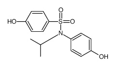 4-hydroxy-N-(4-hydroxyphenyl)-N-propan-2-ylbenzenesulfonamide Structure