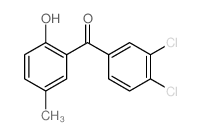 Benzophenone, 3',4'-dichloro-2-hydroxy-5-methyl- (7CI)结构式