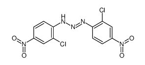 2-chloro-N-[(2-chloro-4-nitrophenyl)diazenyl]-4-nitroaniline Structure
