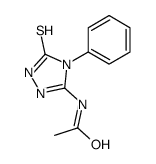 N-(4-phenyl-5-sulfanylidene-1H-1,2,4-triazol-3-yl)acetamide Structure