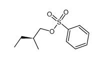 (S)-(+)-2-methyl-1-butyl benzenesulfonate结构式