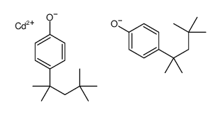 cadmium bis[p-(1,1,3,3-tetramethylbutyl)phenolate] structure