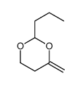 4-methylidene-2-propyl-1,3-dioxane结构式