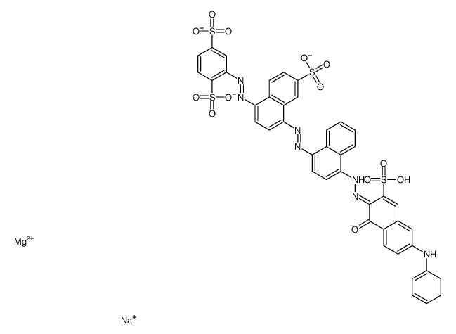 2-[[4-[[4-[[6-anilino-1-hydroxy-3-sulpho-2-naphthyl]azo]-1-naphthyl]azo]-6-sulpho-1-naphthyl]azo]benzene-1,4-disulphonic acid, magnesium sodium salt picture