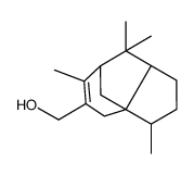 2,3,4,7,8,8a-Hexahydro-3,6,8,8-tetramethyl-1H-3a,7-methanoazulene-5-methanol结构式