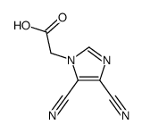 2-(4,5-dicyanoimidazol-1-yl)acetic acid结构式
