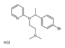 N'-[1-(4-bromophenyl)ethyl]-N,N-dimethyl-N'-pyridin-2-ylethane-1,2-diamine,hydrochloride结构式