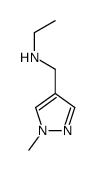 N-[(1-Methyl-1H-pyrazol-4-yl)methyl]ethanamine Structure