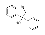 Benzenemethanol,a-(bromomethyl)-a-phenyl- Structure