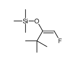 (1-fluoro-3,3-dimethylbut-1-en-2-yl)oxy-trimethylsilane结构式