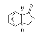 (+/-)-cis-endo-2,3-bis(hydroxymethyl)bicyclo(2.2.1)heptane-2-carboxylic acid lactone Structure