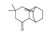 5,5-dimethyl-2,4,6,7,8,9,11,12-octahydro-1H-tricyclo[6.2.2.02,7]dodeca-3,9-diene-3,10-dione结构式