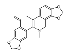 6,8-dimethyl-7-(6-vinylbenzo[d][1,3]dioxol-5-yl)-8,9-dihydro-[1,3]dioxolo[4,5-h]isoquinoline结构式
