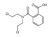 N,N-bis-(2-chloro-ethyl)-phthalamic acid结构式