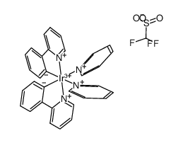 [Ir(2-phenylpyridinato)2(py)2][OTf] Structure