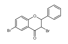 3,6-dibromo-2-phenyl-chroman-4-one结构式