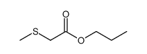 Propyl 2-(Methylthio)acetate Structure