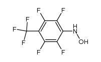 4-trifluoromethyl-2,3,5,6-tetrafluorophenylhydroxylamine结构式