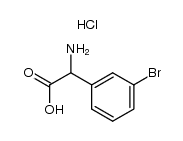 amino-(3-bromo-phenyl)-acetic acid hydrochloride结构式