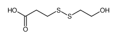 3-(2-HYDROXYETHYLDITHIO)PROPIONIC ACID结构式