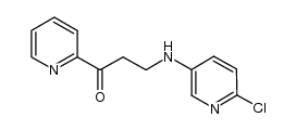 3-[(6-chloro-3-pyridyl)amino]-1-(2-pyridyl)-1-propanone Structure