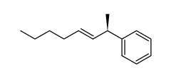 [(1R,2E)-1-methyl-2-heptenyl]benzene结构式