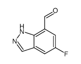 5-fluoro-1H-indazole-7-carbaldehyde结构式