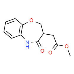 Methyl (4-oxo-2,3,4,5-tetrahydro-1,5-benzoxazepin-3-yl)acetate Structure