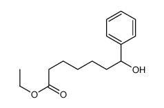 Ethyl 7-hydroxy-7-phenylheptanoate结构式