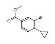 methyl 3-bromo-4-cyclopropylbenzoate picture