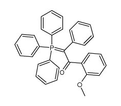 1-(2-methoxybenzoyl)benzylidene(triphenyl)phosphorane Structure