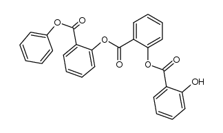 2-((2-(phenoxycarbonyl)phenoxy)carbonyl)phenyl 2-hydroxybenzoate Structure