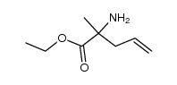 4-Pentenoicacid,2-amino-2-methyl-,ethylester(9CI) structure