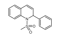 1-methylsulfonyl-2-phenyl-1,2-dihydroquinoline结构式