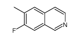 7-氟-6-甲基异喹啉结构式