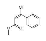 methyl (E)-3-chloro-3-phenylacrylate结构式