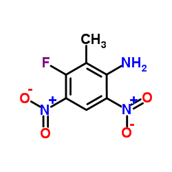 3-Fluoro-2-methyl-4,6-dinitroaniline Structure