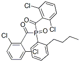 Phosphine oxide, (butylphenyl)bis(2,6-dichlorobenzoyl)- Structure